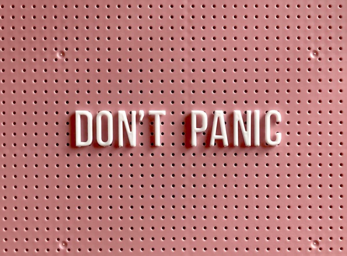 Don't panic